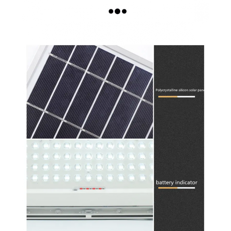 Соларен LED прожектор Jortan 2000W с отделен панел