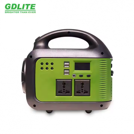 Соларна инверторна система GD-9001, 12V-220V, 3 крушки, Фенер