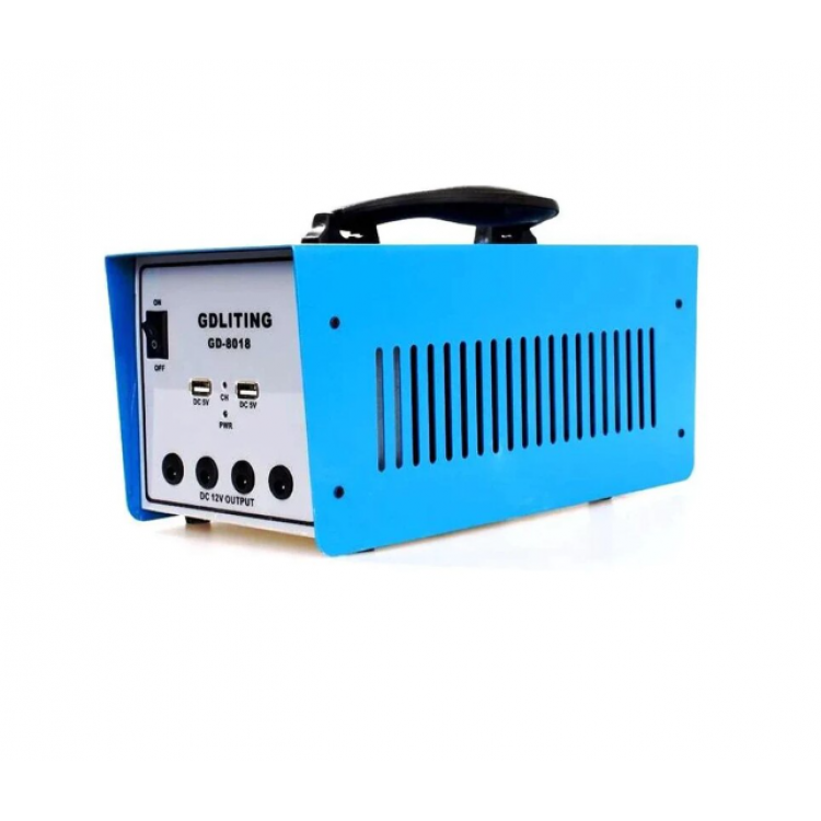 Соларна инверторна система GD8018, 12V-220V, 3 крушки