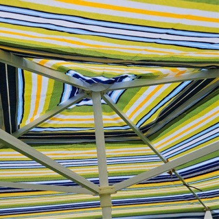 Квадратен градински чадър, многоцветен, 260x260 см Квадратен градински чадър, многоцветен, 260x260 см