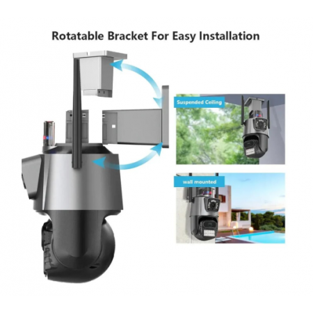 2 БРОЯ КАМЕРА ТРОЙНА С АЛАРМА 24 ДИОДА СИВА 2 БРОЯ КАМЕРА ТРОЙНА С АЛАРМА 24 ДИОДА СИВА