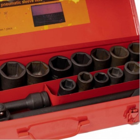 Комплект  ударни вложки 3/4 с тресчотка - гедоре 21ч