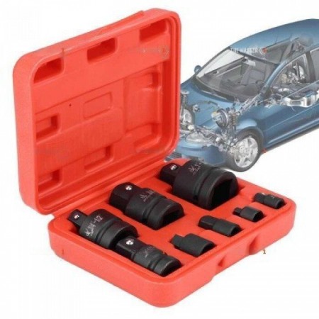 КОМПЛЕКТ УДАРНИ АДАПТЕРИ ПРЕХОДНИЦИ 1'' - 8 ЧАСТИ КОМПЛЕКТ УДАРНИ АДАПТЕРИ ПРЕХОДНИЦИ 1'' - 8 ЧАСТИ