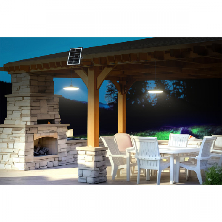 СОЛАРНИ LED ОСВЕТИТЕЛИ 2X5W IP65, ЧЕРЕН СОЛАРНИ LED ОСВЕТИТЕЛИ 2X5W IP65, ЧЕРЕН