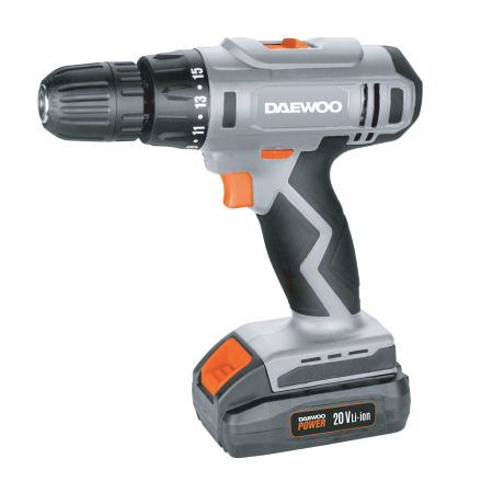 Акумулаторен винтоверт DAEWOO DACD2036K, 20V, 36 Nm