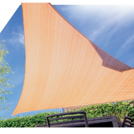 ПЛАТНО ЗА СЯНКА 5x5x5 HDPE 180гр/кв2 К-КТ с КРЕПЕЖ КРЕМ HERLY