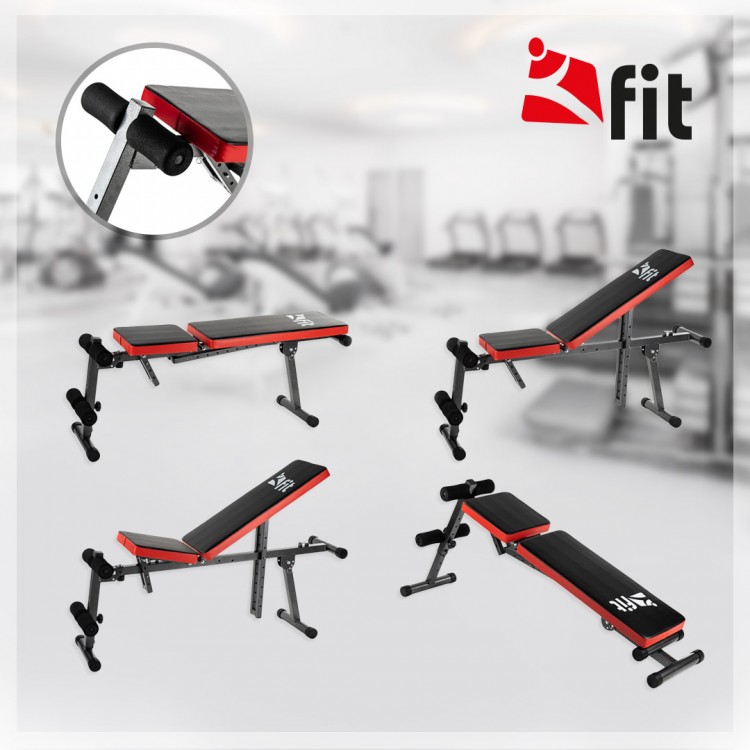 Промо-комплект Kfit Велоергометър Mount, Сгъваема лежанка Simple Flex, Стойки за лицеви опори, 3 фитнес-ластици и Фитнес-постелка Промо-комплект Kfit Велоергометър Mount, Сгъваема лежанка Simple Flex, Стойки за лицеви опори, 3 фитнес-ластици и Фитнес-постелка