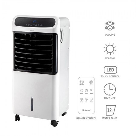 Мобилен Охладител и отоплител Diplomat DX-80CHRC 5в1, дигитален Мобилен Охладител и отоплител Diplomat DX-80CHRC 5в1, дигитален