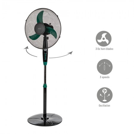 Вентилатор на стойка 16" Muhler FM-1650, 40W Вентилатор на стойка 16" Muhler FM-1650, 40W