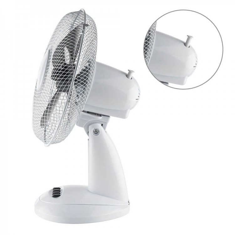 Вентилатор настолен 12'' Muhler FM-12, 30W, 3 перки Вентилатор настолен 12'' Muhler FM-12, 30W, 3 перки
