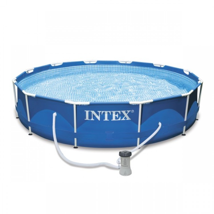 Басейн 3.66х0.76м Intex 28212 Metal Frame с метална рамка к-кт помпа и филтър Басейн 3.66х0.76м Intex 28212 Metal Frame с метална рамка к-кт помпа и филтър