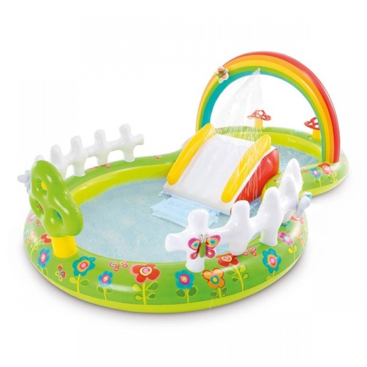 Надуваем център за игра с пързалка My Garden INTEX, 57154NP Надуваем център за игра с пързалка My Garden INTEX, 57154NP