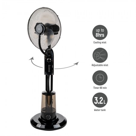 Вентилатор с водна мъгла 16'' Muhler MF-1677, 75W Вентилатор с водна мъгла 16'' Muhler MF-1677, 75W