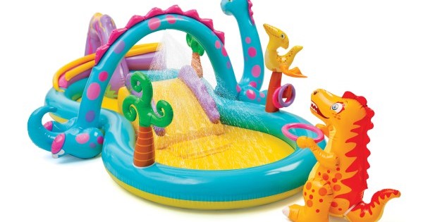 Надуваем център за игра Intex 57135 Dinoland Play Center