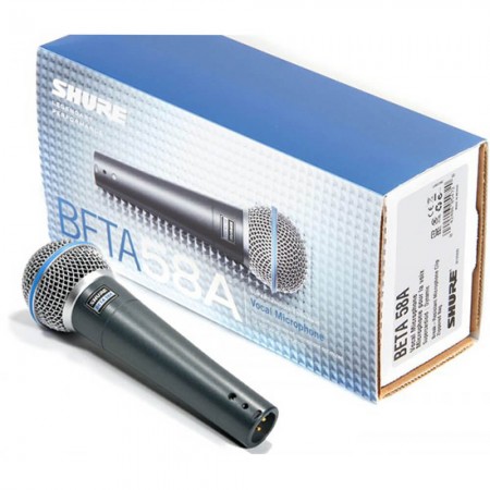Жичен микрофон SHURE BETA SM-58A Жичен микрофон SHURE BETA SM-58A