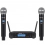 Комплект 2 броя безжични микрофони и UHF приемник с дисплей Shure, GLXD4 Комплект 2 броя безжични микрофони и UHF приемник с дисплей Shure, GLXD4