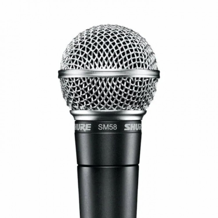 Професионален вокален микрофон SHURE SM-58, Динамичен Професионален вокален микрофон SHURE SM-58, Динамичен