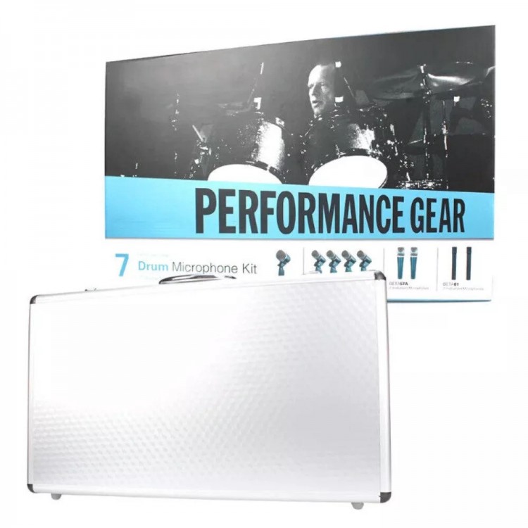 Пълен комплект микрофони за барабани PERFORMANCE GEAR Пълен комплект микрофони за барабани PERFORMANCE GEAR