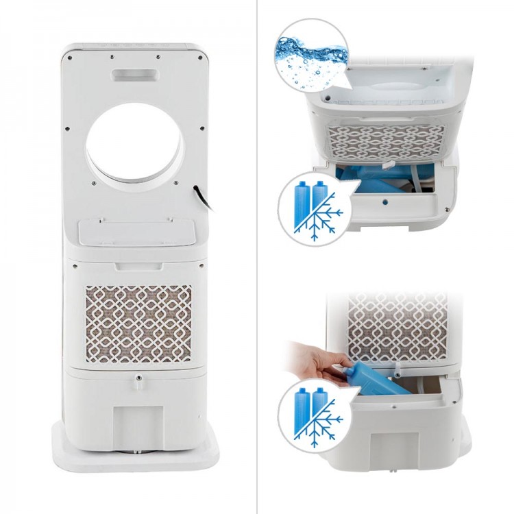 Мобилен охладител Muhler MC-4000, 65W, безвитлов, LED, 4 л, таймер Мобилен охладител Muhler MC-4000, 65W, безвитлов, LED, 4 л, таймер