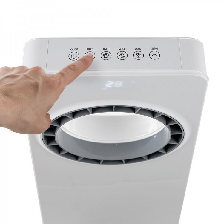 Мобилен охладител Muhler MC-4000, 65W, безвитлов, LED, 4 л, таймер Мобилен охладител Muhler MC-4000, 65W, безвитлов, LED, 4 л, таймер
