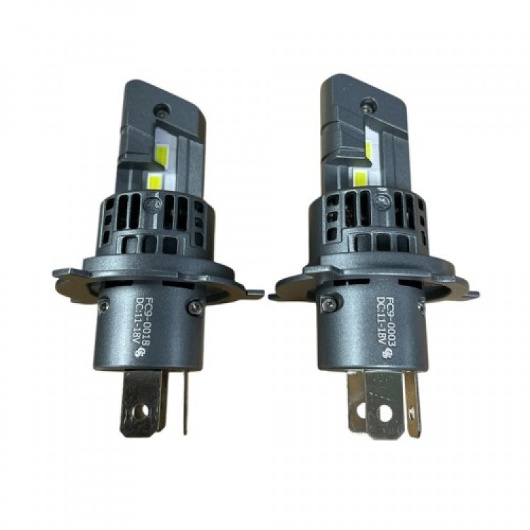 КОМПЛЕКТ LED ДИОДНИ КРУШКИ ЗА КОЛА - ЗА ДИРЕКТЕН МОНТАЖ E4X H4/H18 КОМПЛЕКТ LED ДИОДНИ КРУШКИ ЗА КОЛА - ЗА ДИРЕКТЕН МОНТАЖ E4X H4/H18