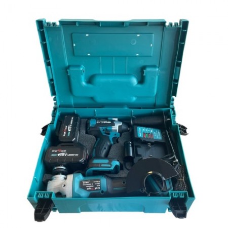 Комплект от акумулаторен ъглошлайф и комбиниран гайковерт 36V 8Ah KraftRoyal Комплект от акумулаторен ъглошлайф и комбиниран гайковерт 36V 8Ah KraftRoyal