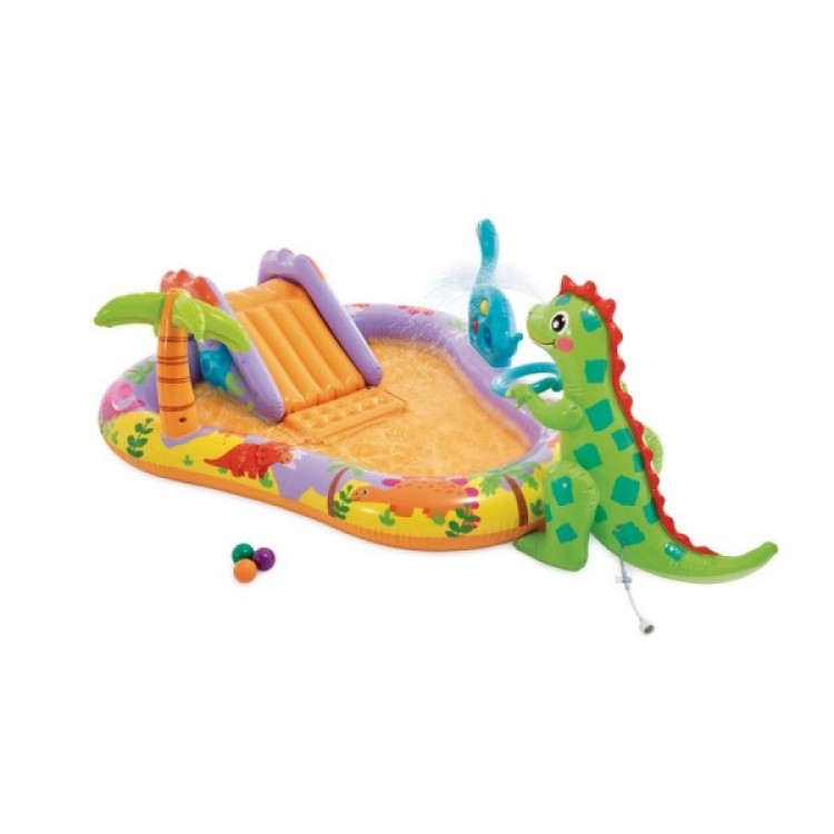 Надуваем център за игра INTEX 56139NP Dino Park Надуваем център за игра INTEX 56139NP Dino Park