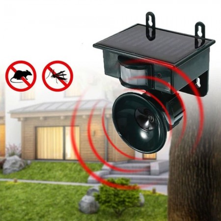 Ултразвуков соларен уред за прогонване на птици и животни с PIR сензор – обхват до 465 м² Ултразвуков соларен уред за прогонване на птици и животни с PIR сензор – обхват до 465 м²