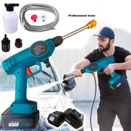 АКУМУЛАТОРНА ВОДОСТРУЙКА 2 БАТЕРИИ 36V 8Ah