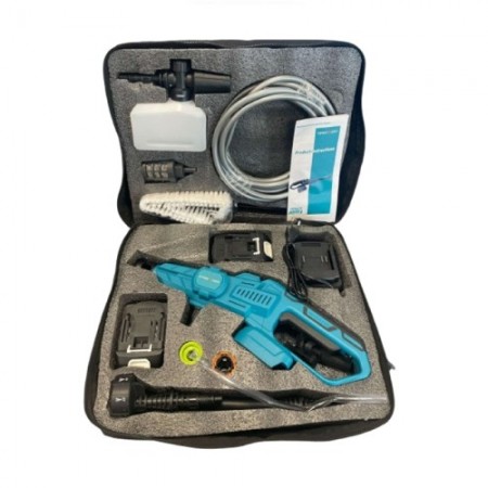 Акумулаторна водоструйка за почистване на автомобили с дисплей, дюза 6 в 1 и две батерии 36V 8Ah KraftRoyal Акумулаторна водоструйка за почистване на автомобили с дисплей, дюза 6 в 1 и две батерии 36V 8Ah KraftRoyal