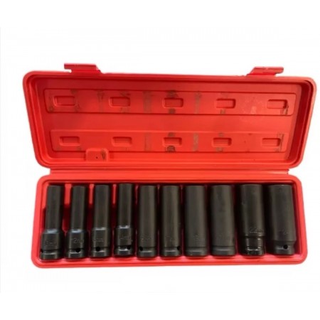 Комплект ударни вложки 10Ч 1/2 10-24мм KRAFTROYAL Комплект ударни вложки 10Ч 1/2 10-24мм KRAFTROYAL