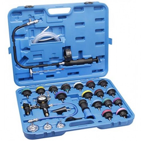 Комплект за проверка на налягането на радиатора и охладителната система 28 части Hawek Комплект за проверка на налягането на радиатора и охладителната система 28 части Hawek