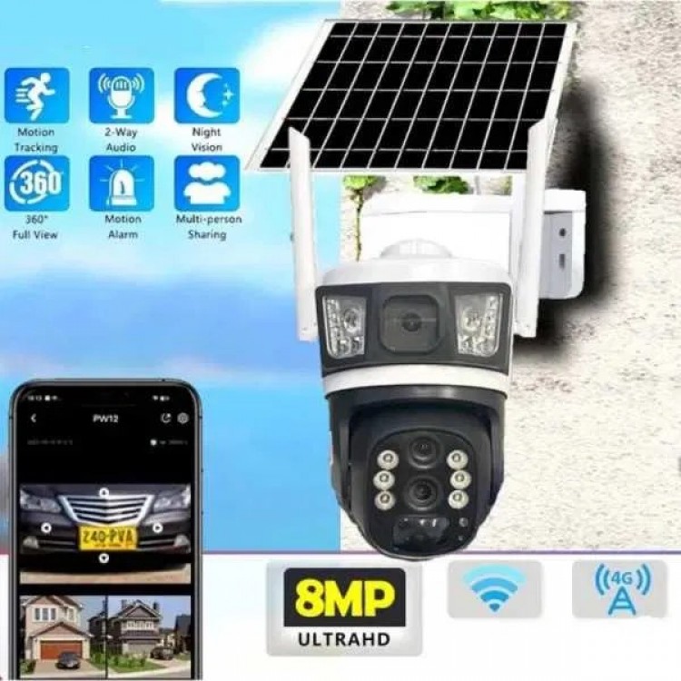 Соларна камера със SIM карта Dual Lense 10x приближение IPC-V380 Соларна камера със SIM карта Dual Lense 10x приближение IPC-V380