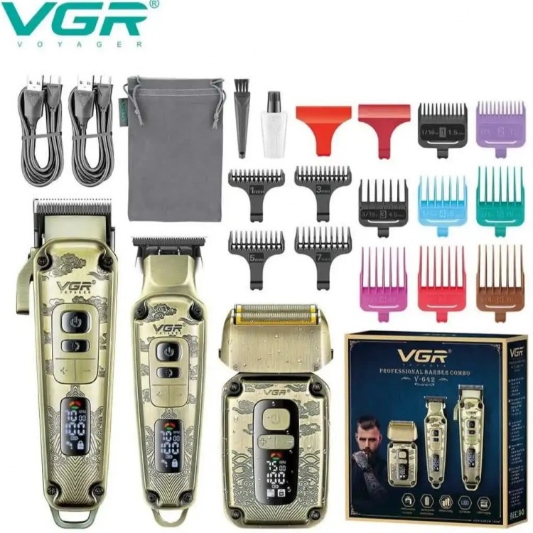 Комплект за подстригване, бръснене и оформяне VGR V-642 Комплект за подстригване, бръснене и оформяне VGR V-642