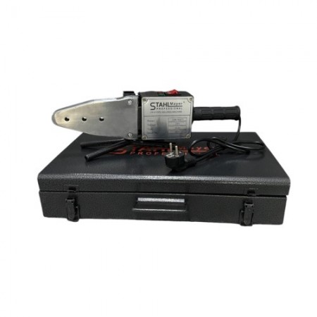 Лепачка - поялник с ножица за ППР тръби 20 - 63 мм 2500W в метален куфар Лепачка - поялник с ножица за ППР тръби 20 - 63 мм 2500W в метален куфар