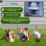 MultiStop Outdoor+ Ултразвуков уред за защита от кучета, котки и диви животни с аларма и дистанционно управление MultiStop Outdoor+ Ултразвуков уред за защита от кучета, котки и диви животни с аларма и дистанционно управление