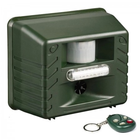 MultiStop Outdoor+ Ултразвуков уред за защита от кучета, котки и диви животни с аларма и дистанционно управление