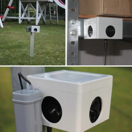 Професионален ултразвуков уред против гризачи и диви животни с захранване на ток и батерии CH360 Професионален ултразвуков уред против гризачи и диви животни с захранване на ток и батерии CH360