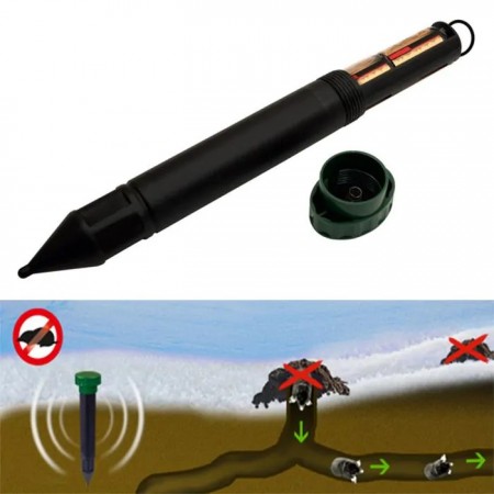 2 Броя уред против къртици и сляпо куче с ултразвукови вълни GARDIGO BASIC 2 Броя уред против къртици и сляпо куче с ултразвукови вълни GARDIGO BASIC