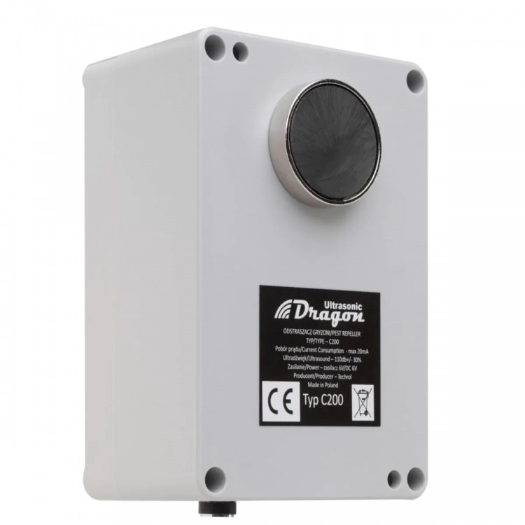 Професионален ултразвуков уред против гризачи и диви животни Dragon Ultrasonic C200 Професионален ултразвуков уред против гризачи и диви животни Dragon Ultrasonic C200