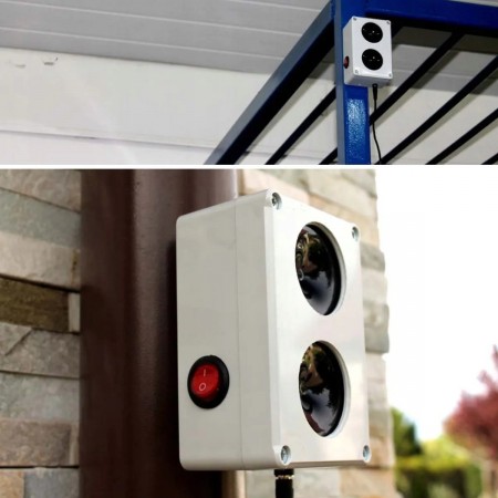 Професионален ултразвуков уред против гризачи и диви животни Dragon Ultrasonic C200 Професионален ултразвуков уред против гризачи и диви животни Dragon Ultrasonic C200