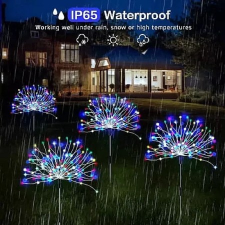 Соларна лампа фойерверк Соларна лампа фойерверк