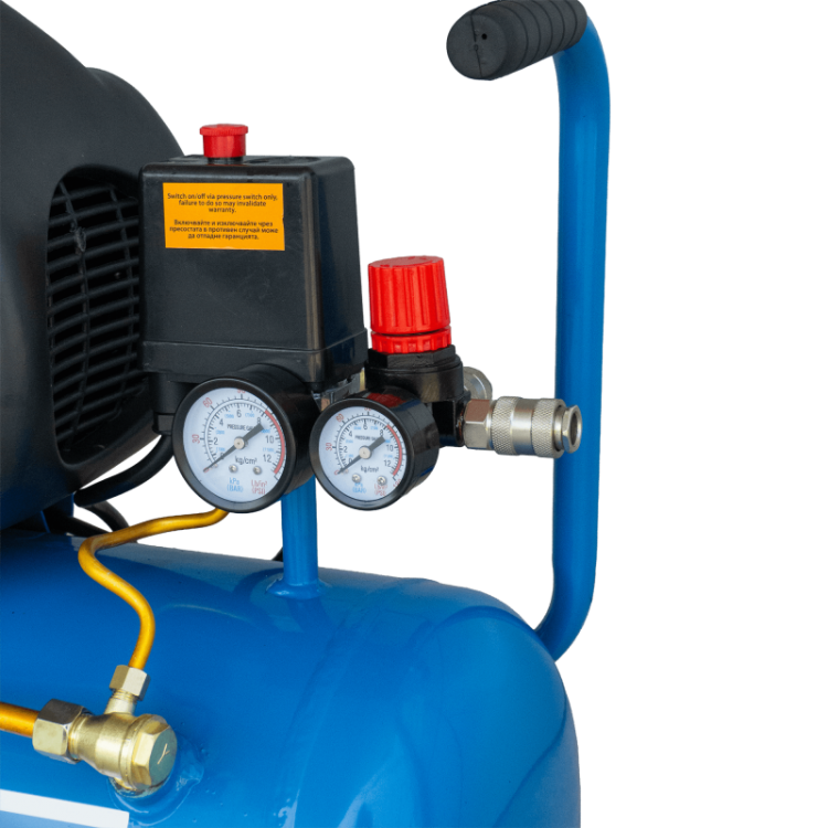 Компресор бутален 24L, 2HP/1.5 kW/RRHQ AC24D/директно куплиране RAPTER Компресор бутален 24L, 2HP/1.5 kW/RRHQ AC24D/директно куплиране RAPTER