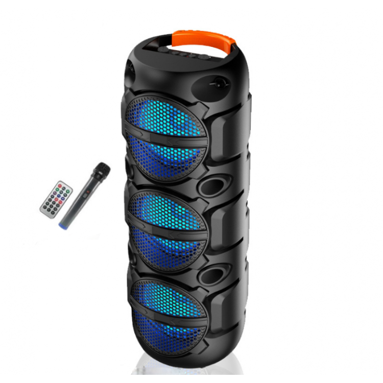 Безжична тонколона GY-8306, 3x8inch говорители и безжичен микрофон