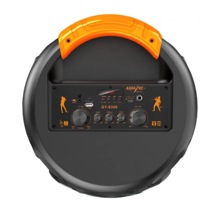 Безжична тонколона GY-8306, 3x8inch говорители и безжичен микрофон