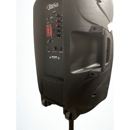 Комплект безжична тонколона MSA-5618, 15 със стойка, безжичен микрофон и дистанционно, 5000W