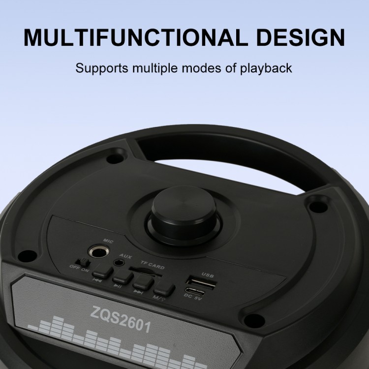 Безжична тонколона ZQS2601 2х6,5inch и микрофона Безжична тонколона ZQS2601 2х6,5inch и микрофона