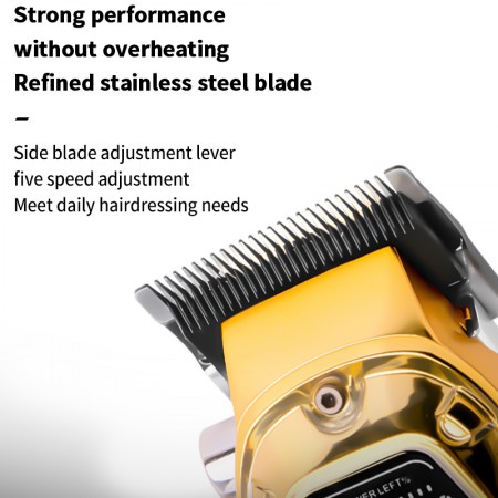 Машинка за подстригване Kemei KM 1806, 10W, 8 приставки