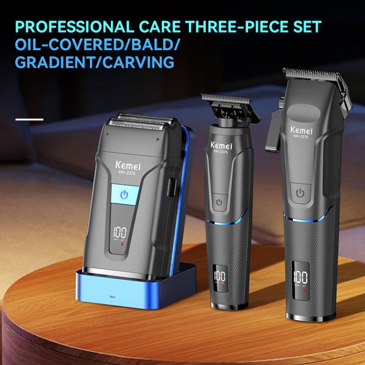 Комплект машинки за подстригване и бръснене Kemei KM 2375