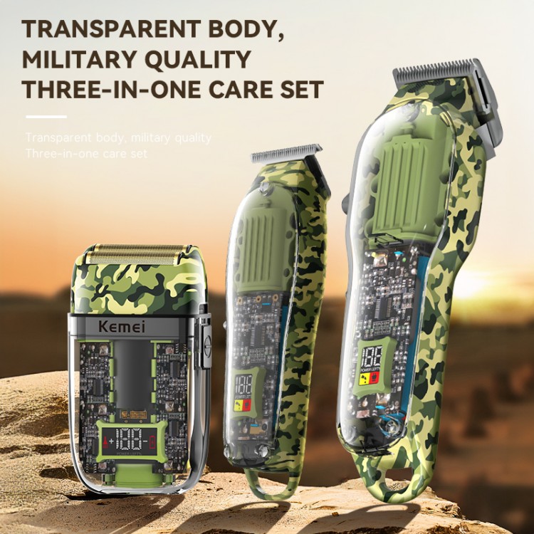 Комплект машинки за подстригване и бръснене Kemei KM 2379